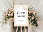 Dark Romance Vintage Moth open seating sign alternative view