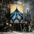 Gothic Circus open seating wedding sign