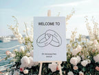Wedding Bands Anniversary Party Sign - Larosier Prints