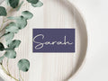 Sapphire Wedding Place Cards | Pack of 10 | Flat Design - Larosier Prints