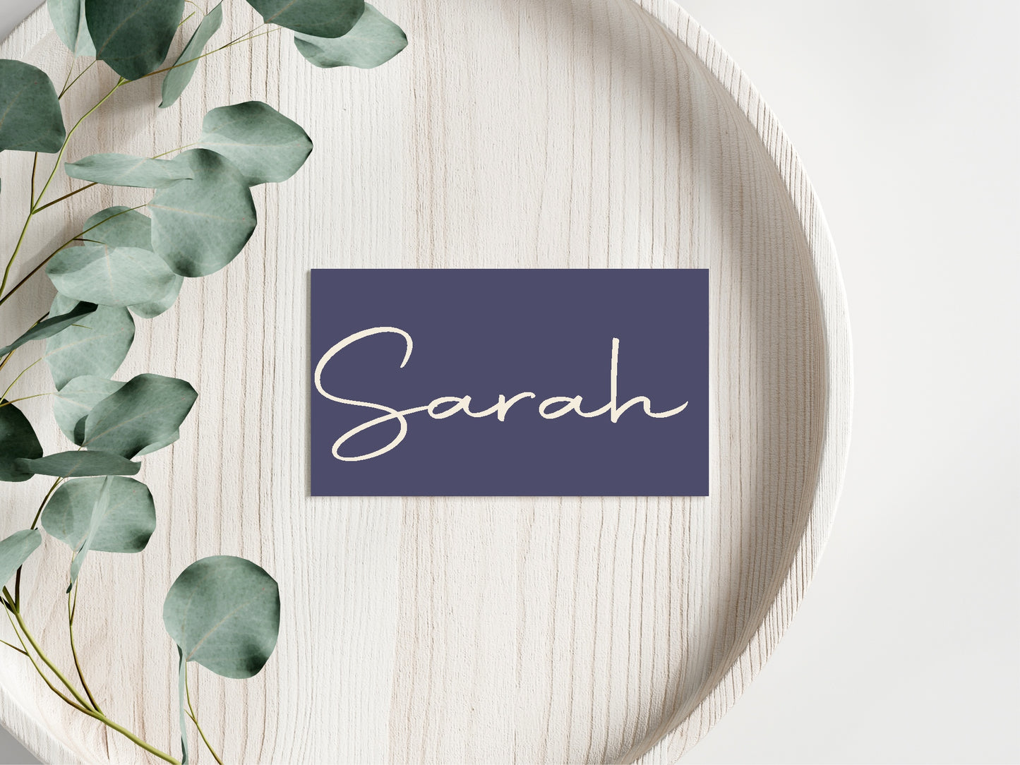 Sapphire Wedding Place Cards | Pack of 10 | Flat Design