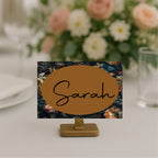 Moody Floral Wedding In Loving Memory Sign