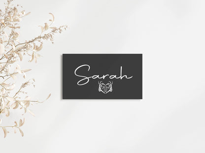 Gothic Wedding Place Cards | Pack of 10 | Flat Design