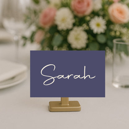 Sapphire Wedding Place Cards | Pack of 10 | Flat Design
