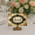 Lace Oval Wedding Place Cards | Pack Of 10