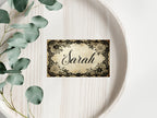 Black Rose Wedding Place Cards | Pack Of 10