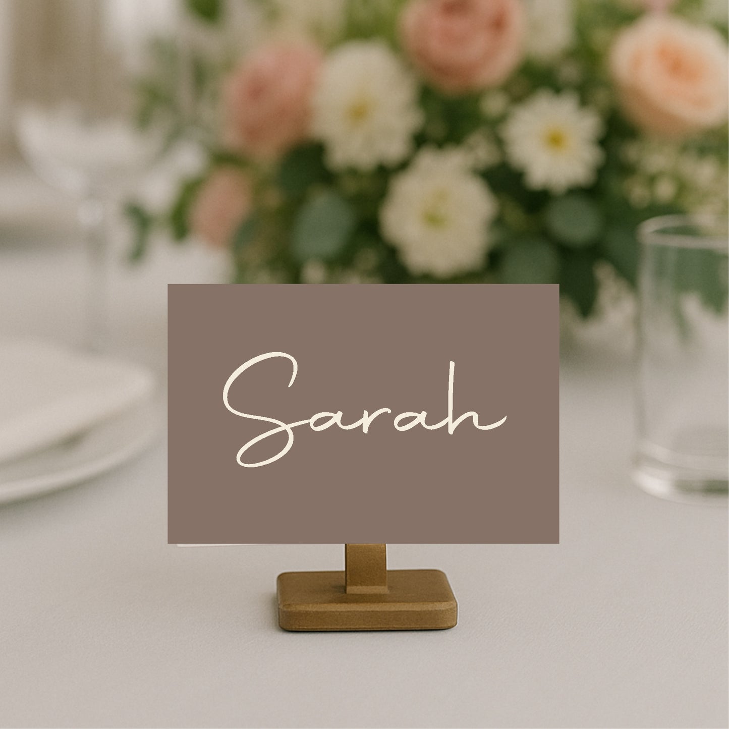 Earth Wedding Place Cards | Pack of 10 | Flat Design