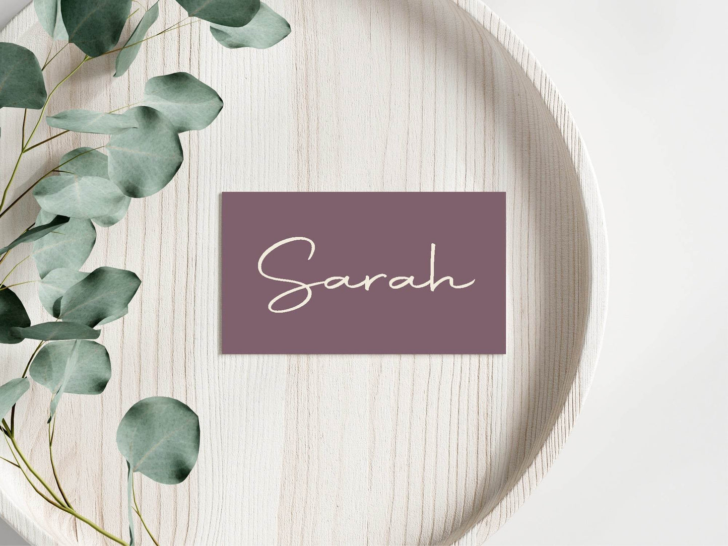 Heather Wedding Place Cards | Pack of 10 | Flat Design