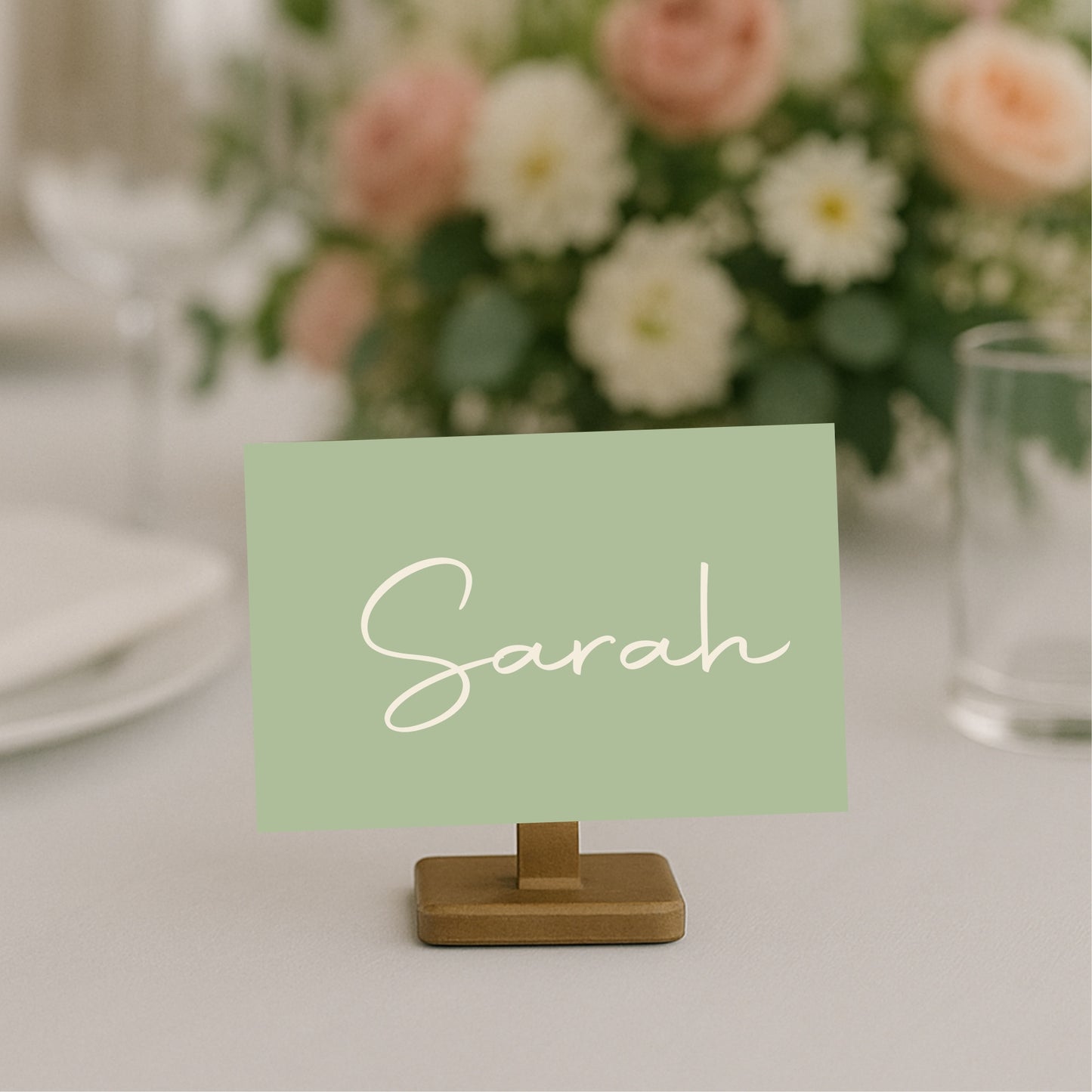 Willow Wedding Place Cards | Pack of 10 | Flat Design
