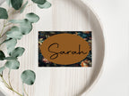 Moody Floral Wedding Place Cards | Pack Of 10