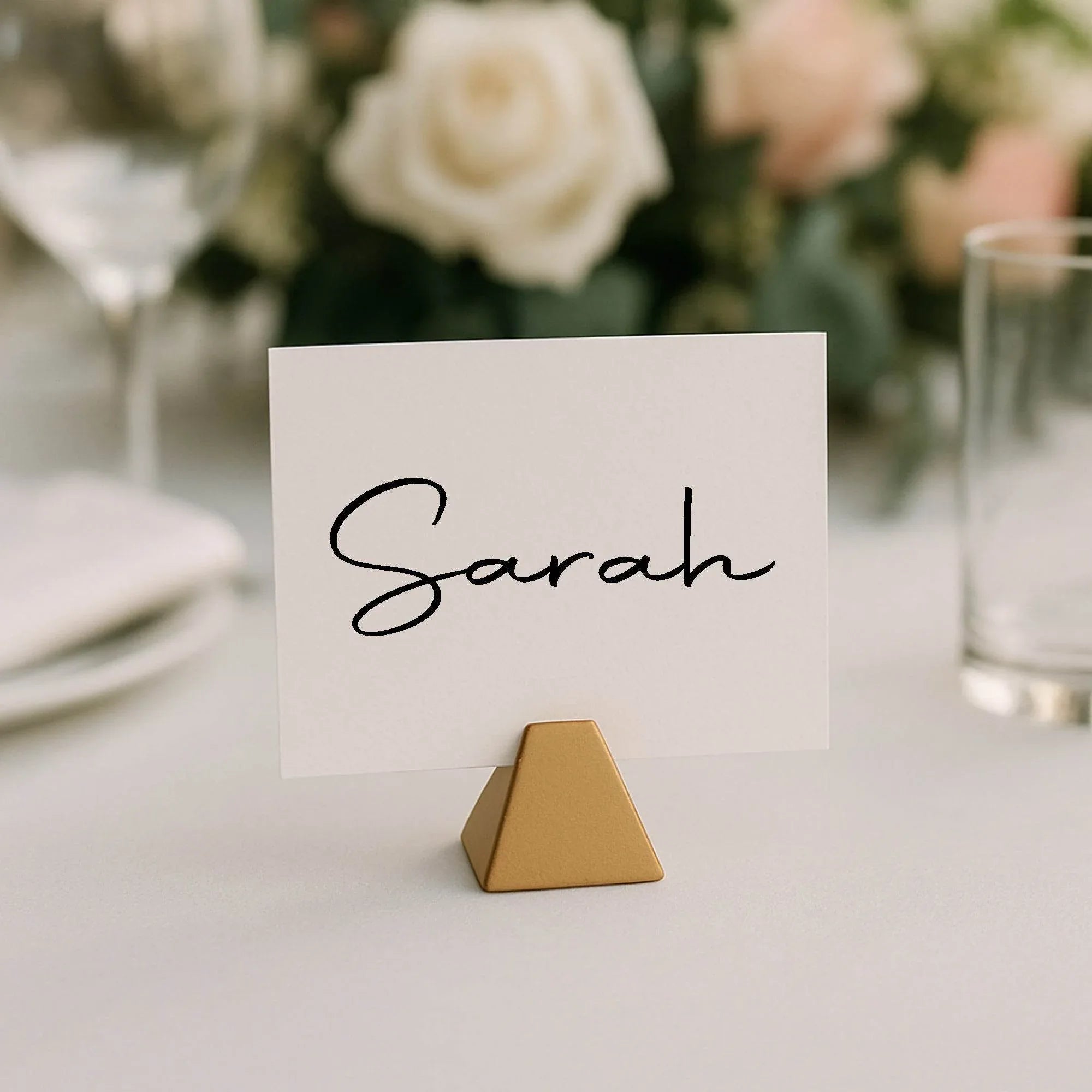 Minimalist Wedding Place Cards | Pack of 10 | Flat Design - Larosier Prints