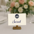 Celestial Swan wedding place cards