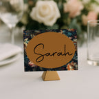 Moody Floral Wedding Place Cards | Pack Of 10