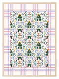 Floral Country Home Pattern Print | Botanical Design - Larosier Prints