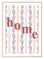 Home Print | Floral Pattern Background | Cosy Wall Art - Larosier Prints