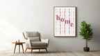 Home Print | Floral Pattern Background | Cosy Wall Art - Larosier Prints
