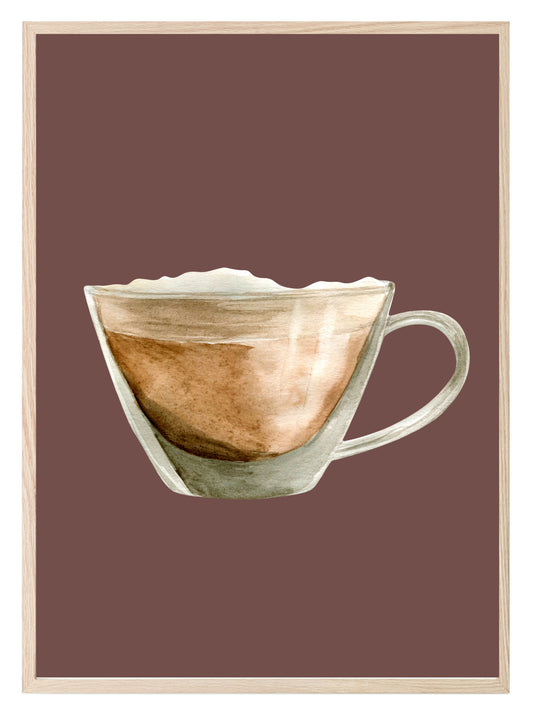 Coffee Cup Print | Kitchen Wall Art