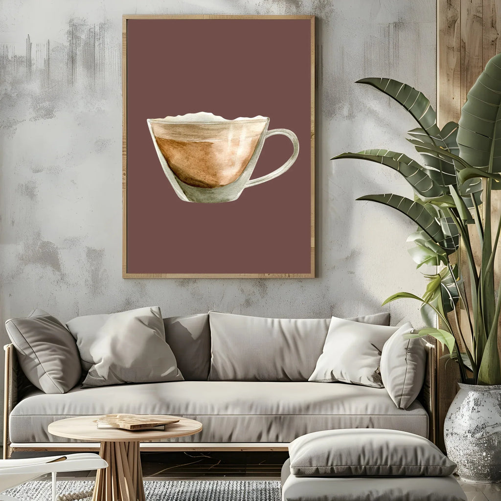 Coffee Cup Print | Kitchen Wall Art - Larosier Prints