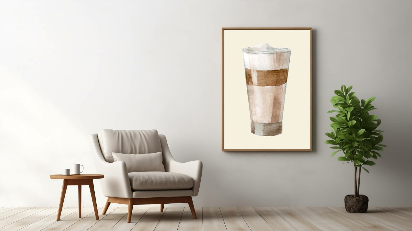 Coffee Cup Print | Kitchen Wall Art