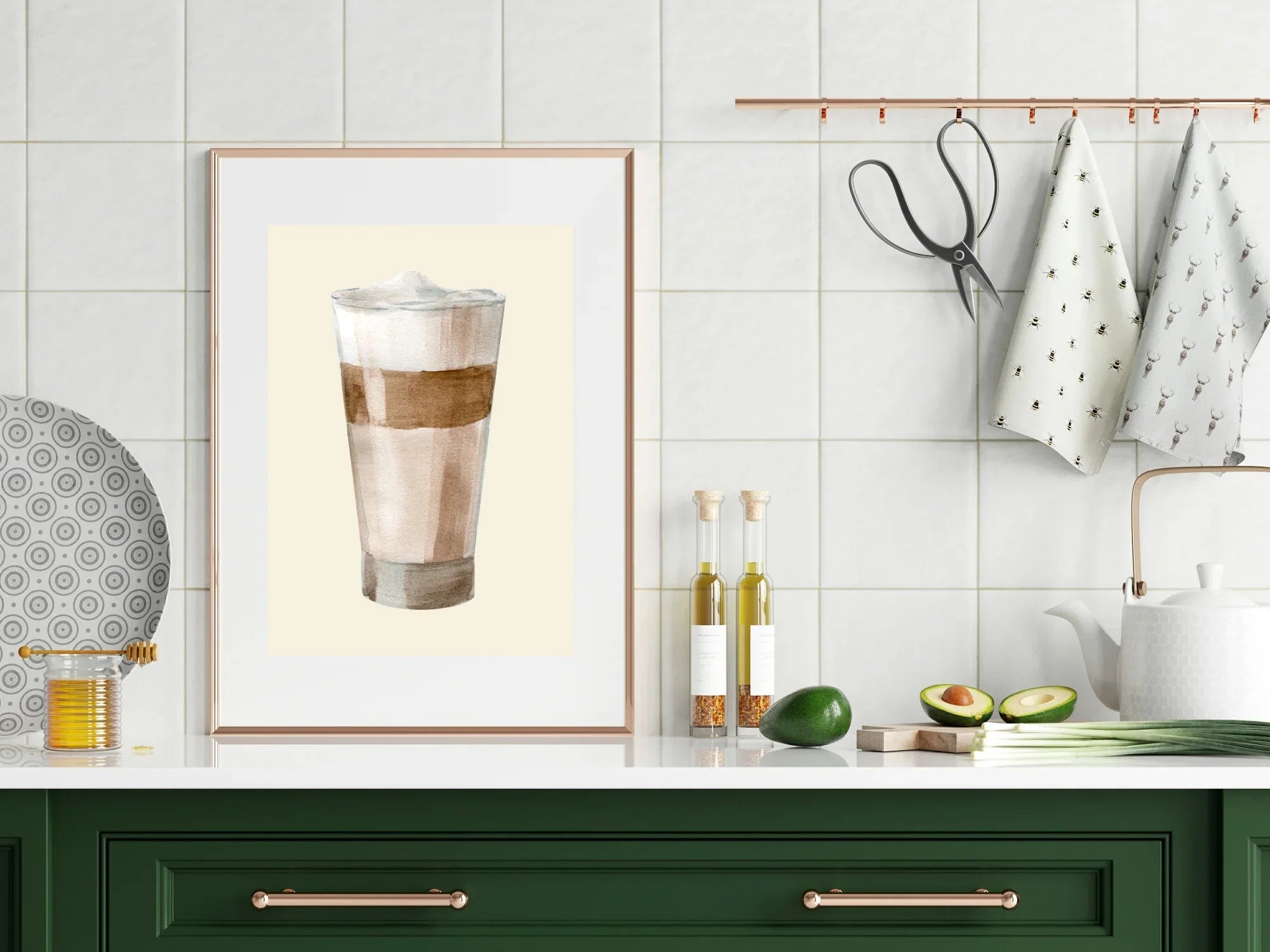 Coffee Cup Print | Kitchen Wall Art - Larosier Prints