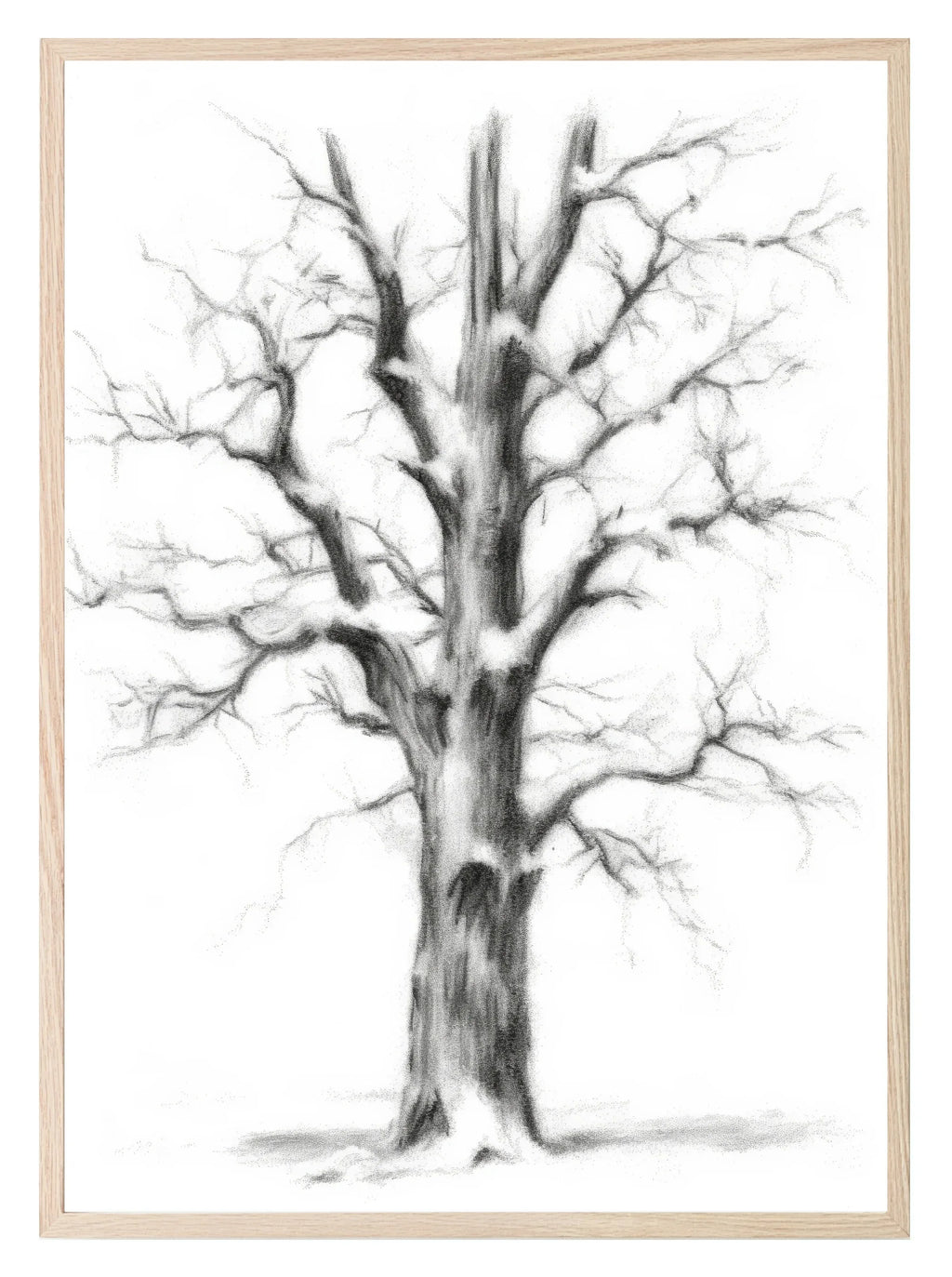 Winter Tree Print | Nature Wall Art - Larosier Prints