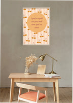I Put a Spell on You Print | Halloween Wall Art | Cherry Pumpkins - Larosier Prints