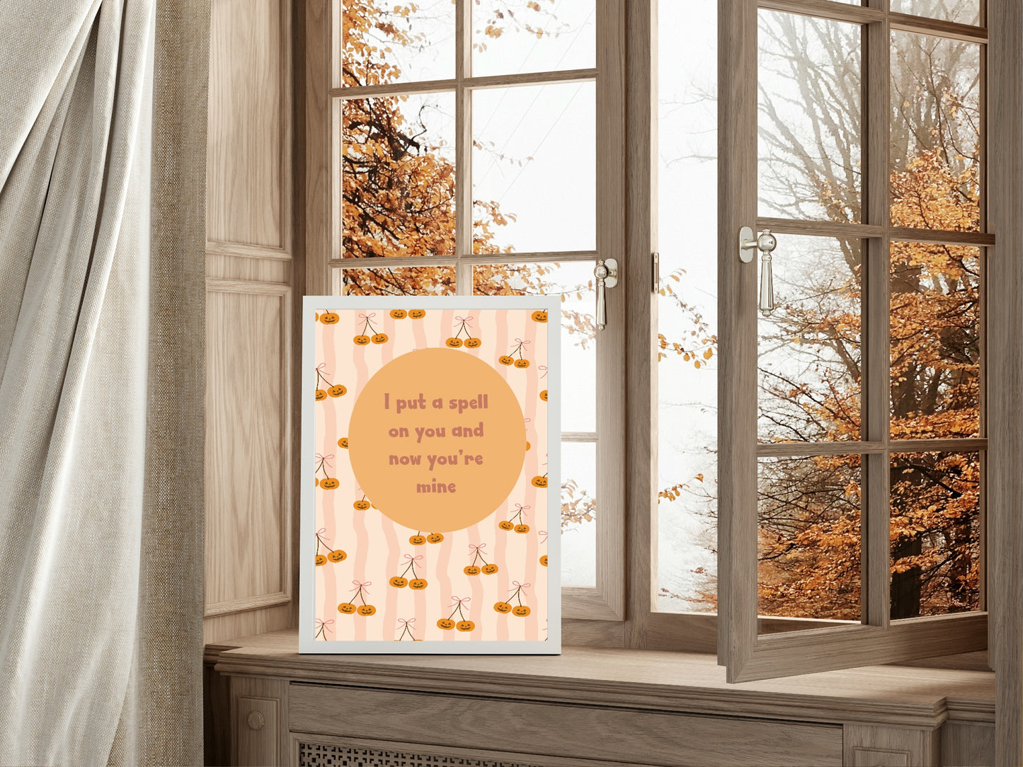 I Put a Spell on You Print | Halloween Wall Art | Cherry Pumpkins