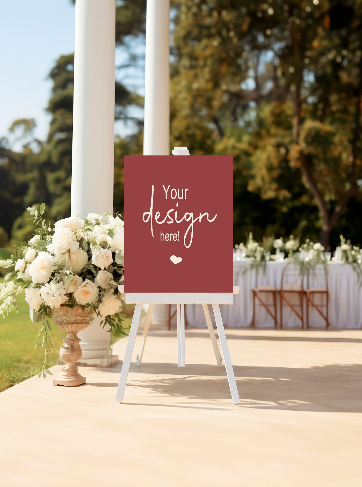 Rosewood Custom Bespoke Wedding Party Sign