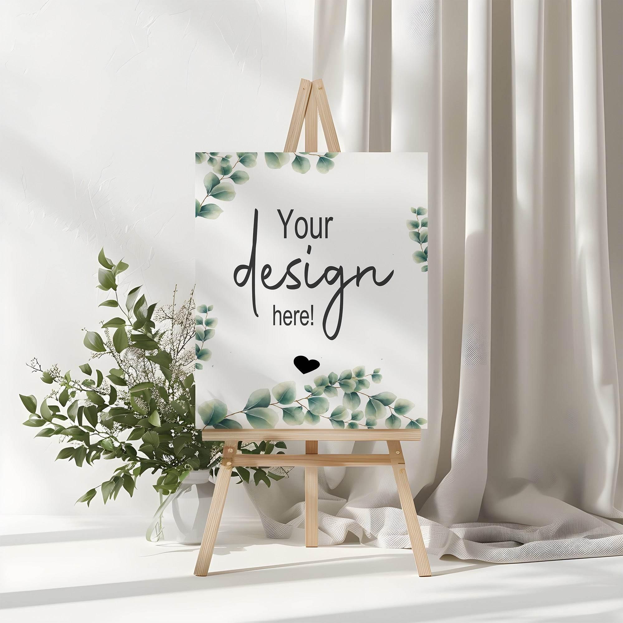 Eucalyptus Custom Bespoke Wedding Party Sign - Larosier Prints