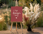 Rosewood Custom Bespoke Wedding Party Sign - Larosier Prints