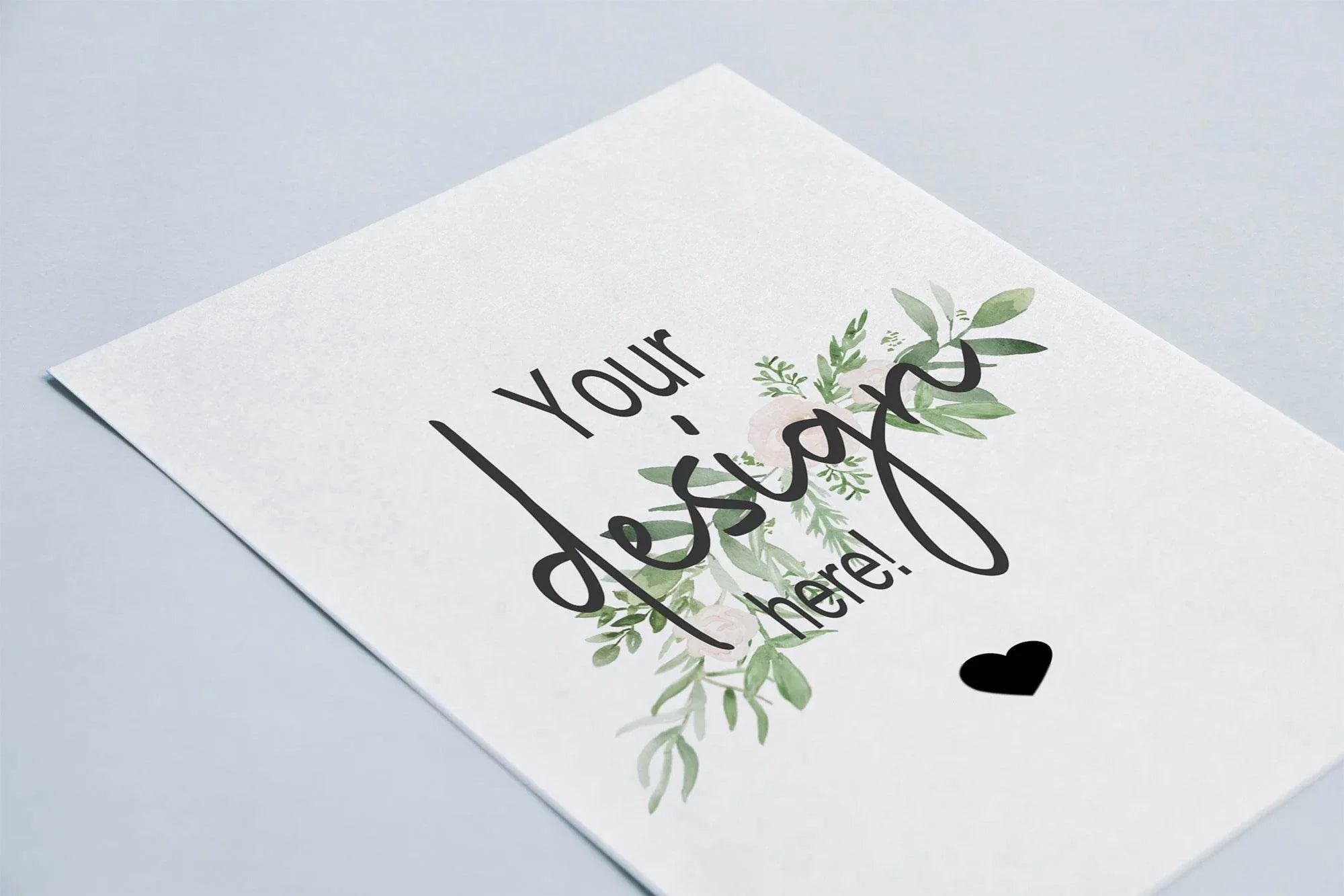 Green & White Rose Custom Bespoke Wedding Party Sign - Larosier Prints