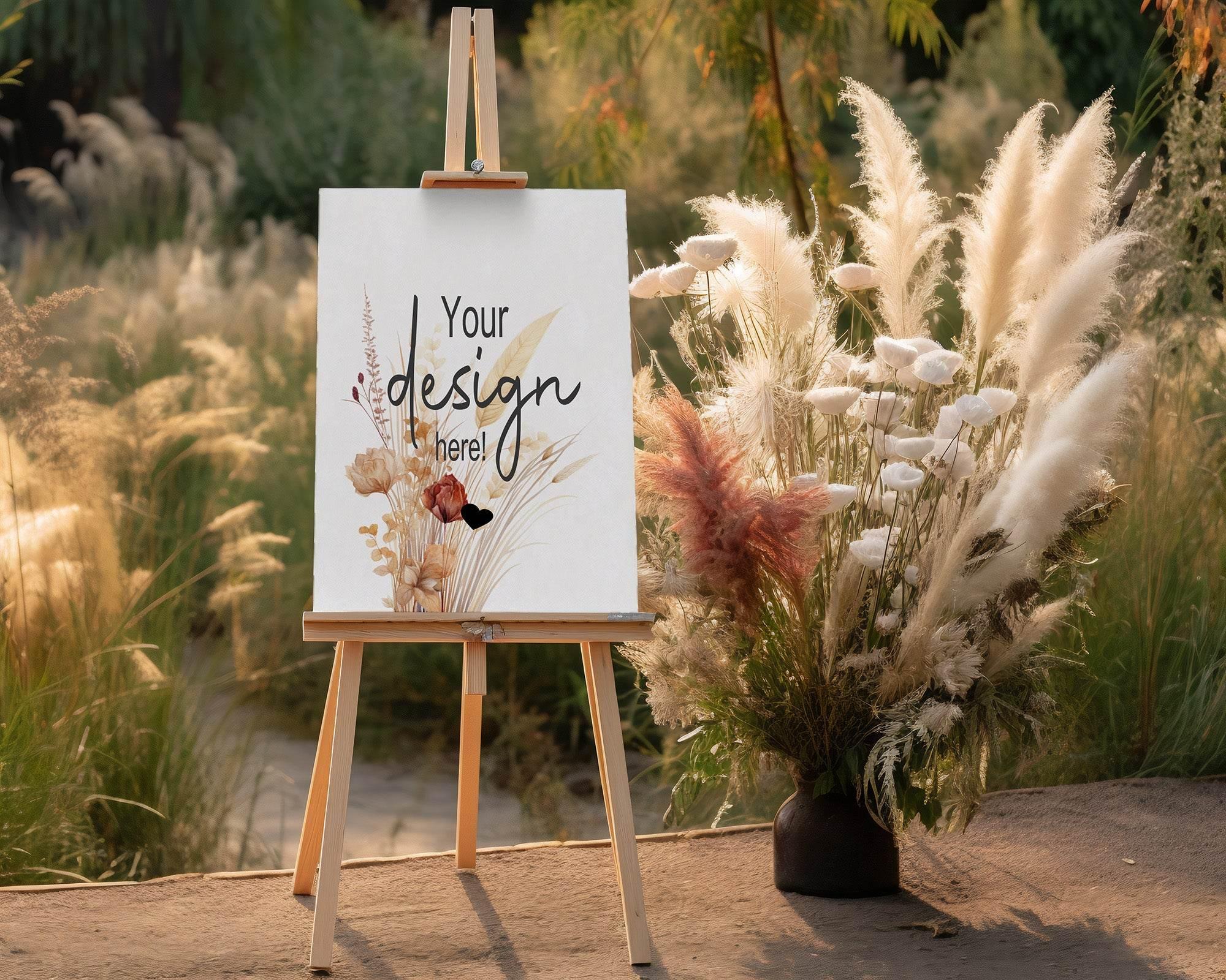 Boho Custom Bespoke Wedding Party Sign - Larosier Prints