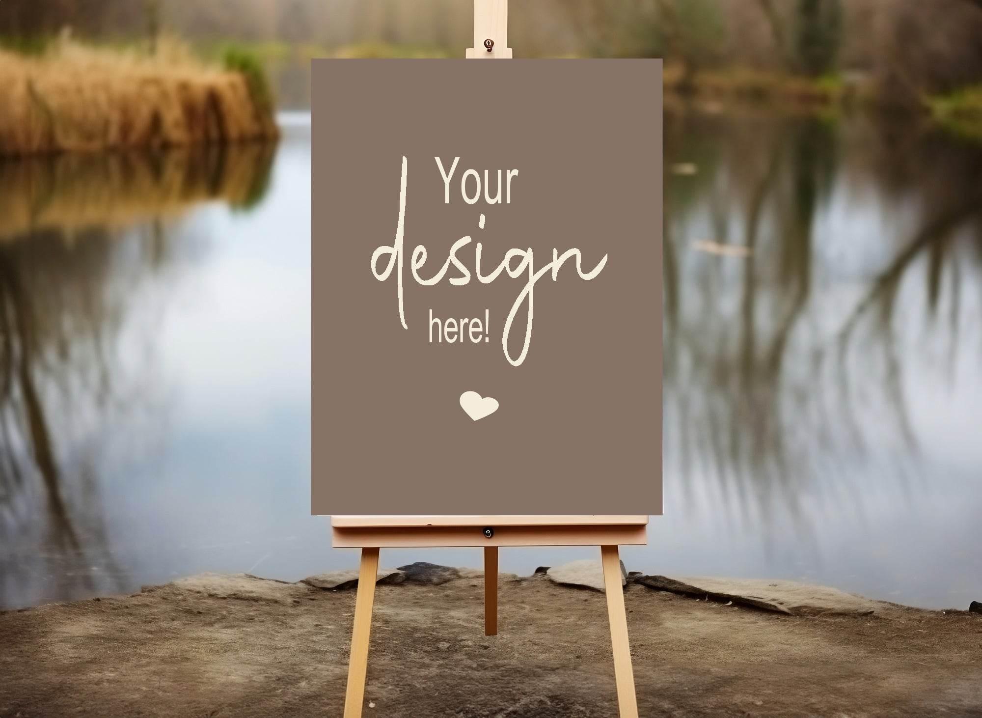 Earth Custom Bespoke Wedding Party Sign - Larosier Prints