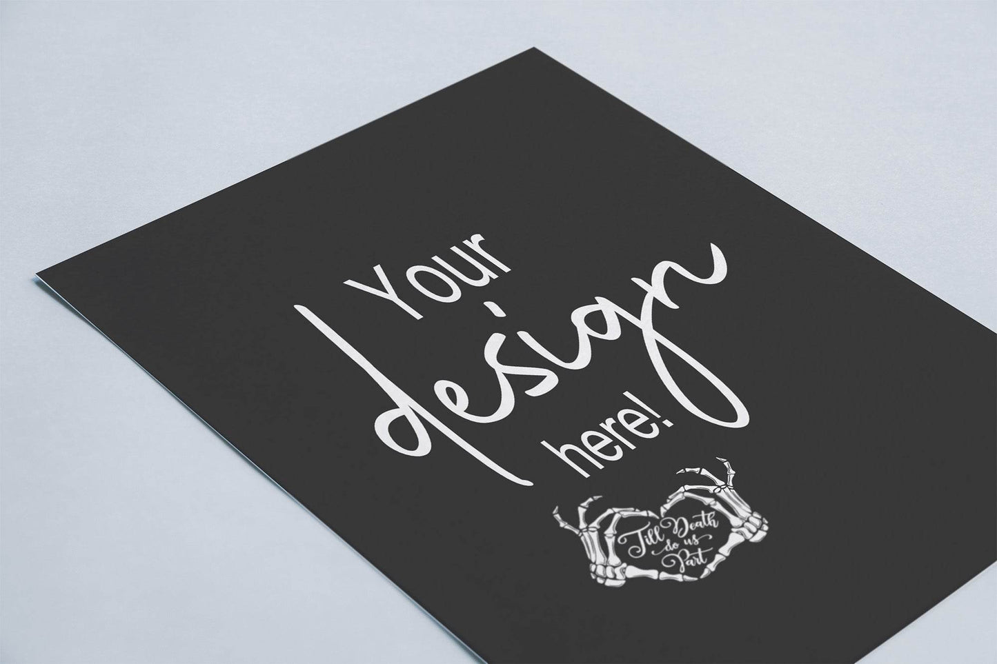 Gothic Custom Bespoke Wedding Party Sign