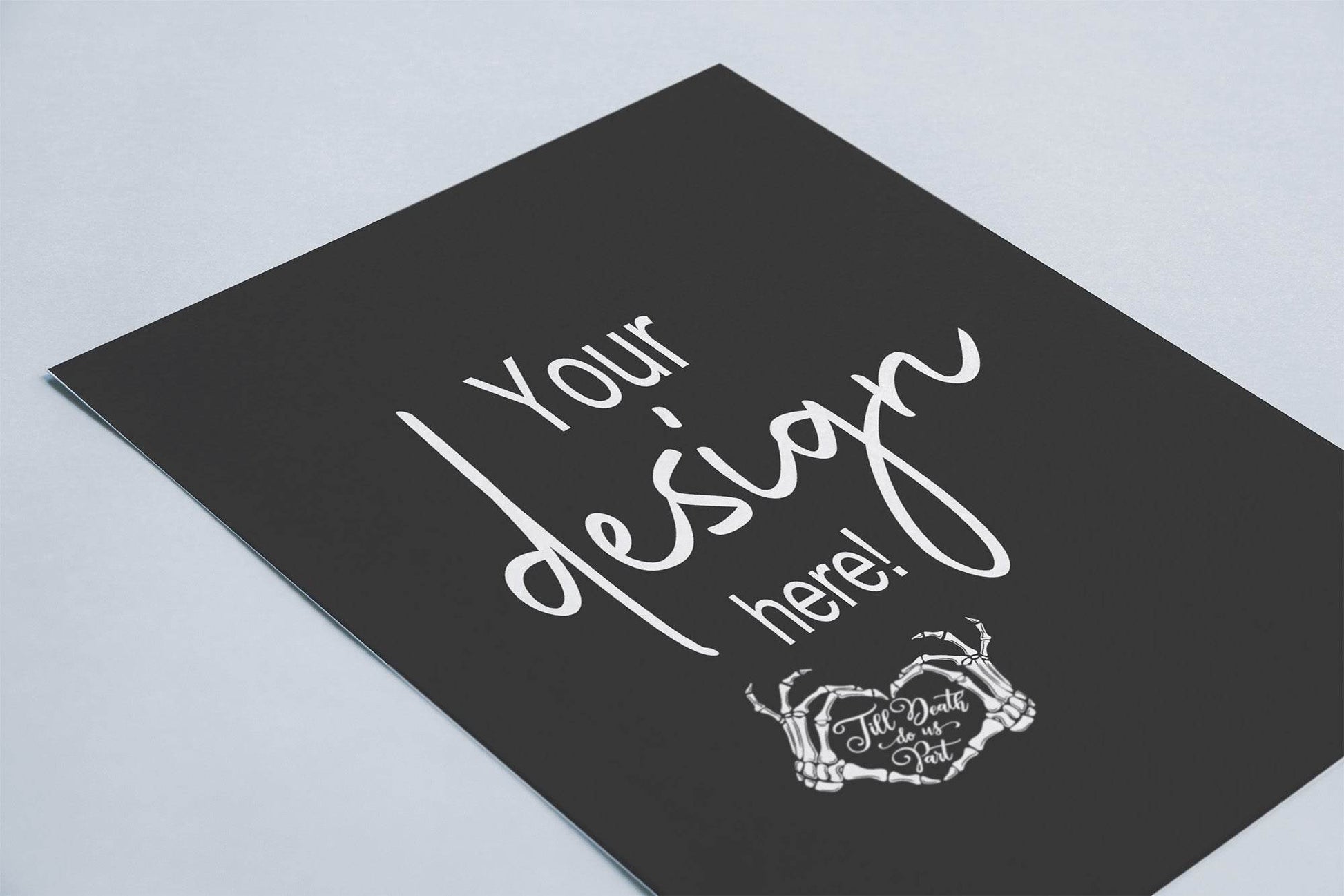 Gothic Custom Bespoke Wedding Party Sign
