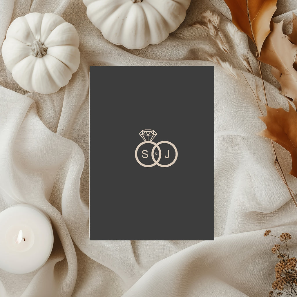 Diamond Ring Engagement Party Invitations | Personalised | Pack of 10