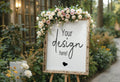 Minimalist Custom Bespoke Wedding Party Sign - Larosier Prints