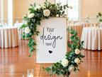 Minimalist Custom Bespoke Wedding Party Sign - Larosier Prints