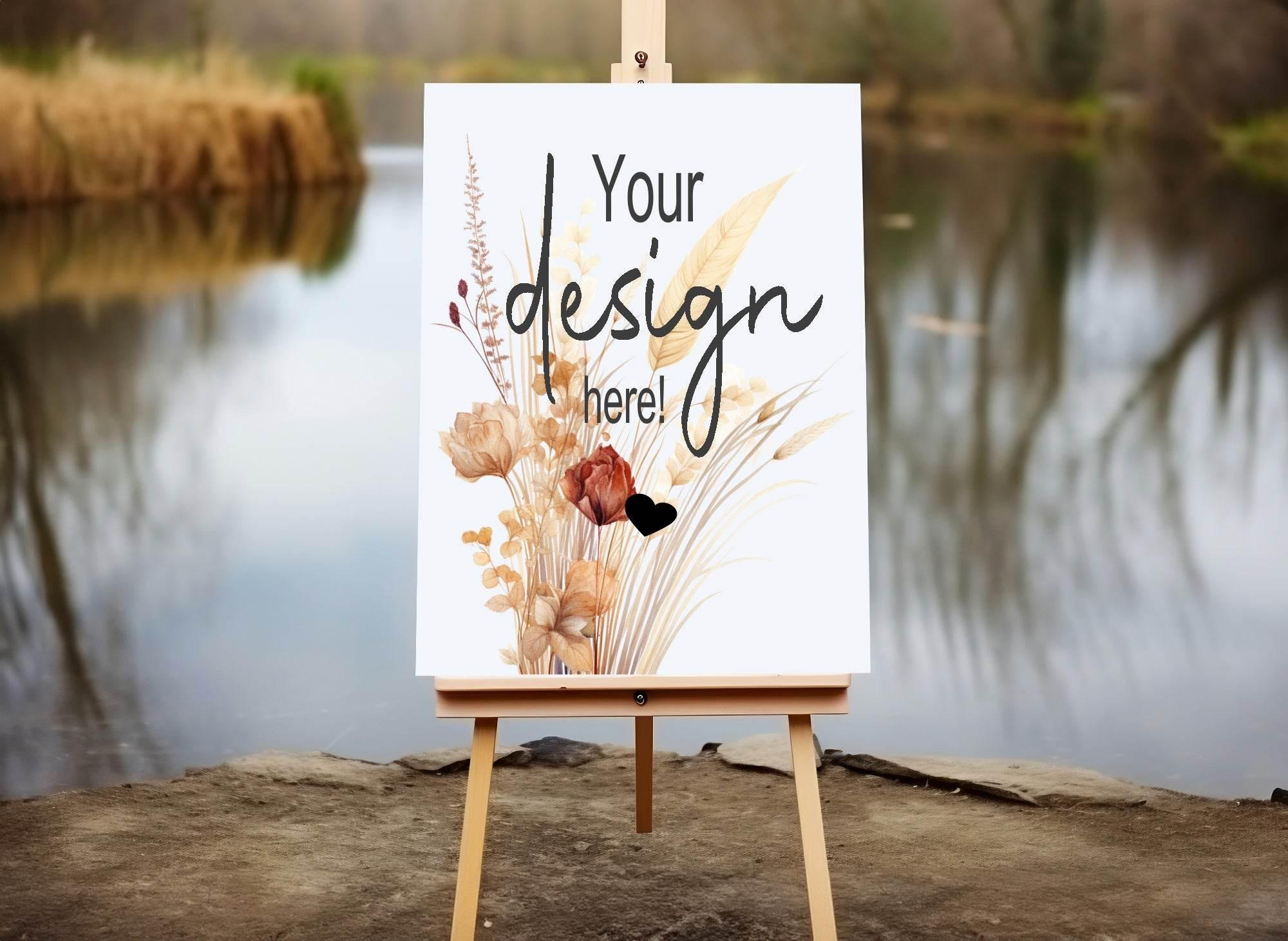 Boho Custom Bespoke Wedding Party Sign - Larosier Prints