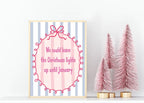 Christmas Lights 'Til January Print | Seasonal Wall Art - Larosier Prints