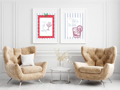 Let's Get In The Spirit Print |  Seasonal Wall Art