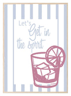Let's Get In The Spirit Print | Seasonal Wall Art - Larosier Prints