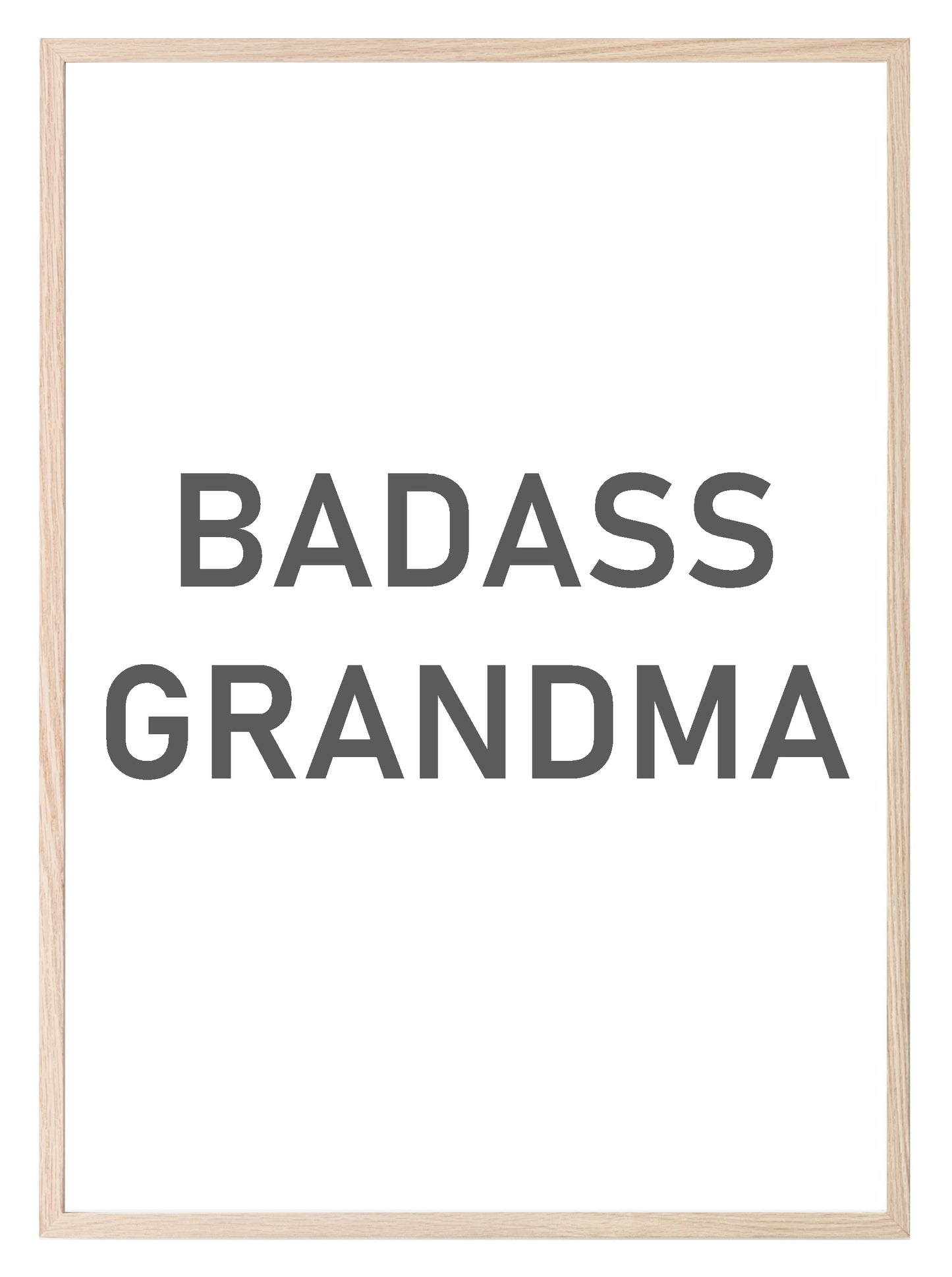 Badass Grandma Print | Family Wall Art