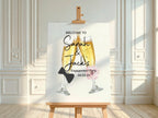 Champaign Glasses Engagement Welcome Party Sign - Larosier Prints