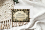 Black Rose Wedding Party Save The Dates & Envelopes | Pack of 10