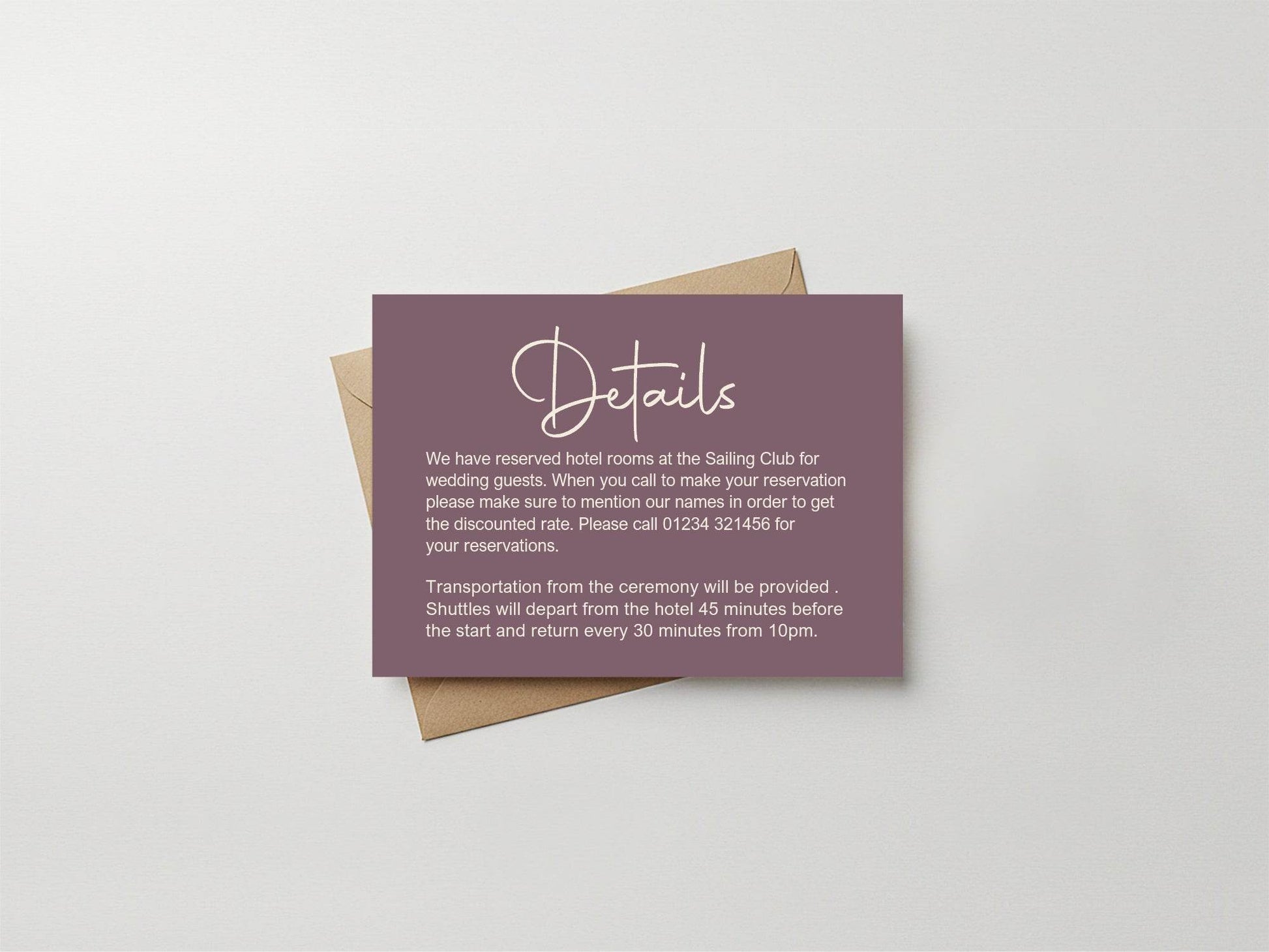 Heather Wedding Invitation Suite