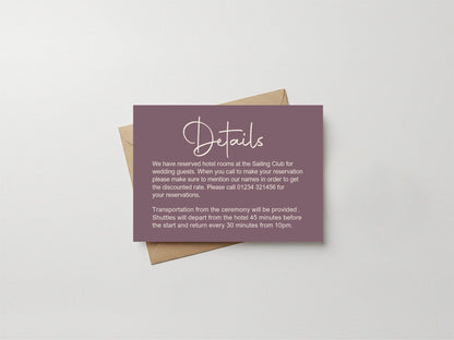 Heather Wedding Invitation Suite