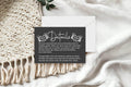 Gothic Wedding Invitations Enclosure Cards | Pack of 10 | A6 - Larosier Prints
