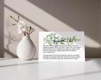 Green & White Rose Wedding Invitations Enclosure Cards | Pack of 10 | A6 - Larosier Prints