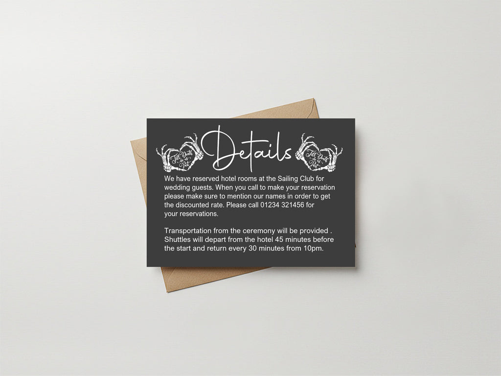 Till Death Do Us Part Wedding Invitation Suite Bundle